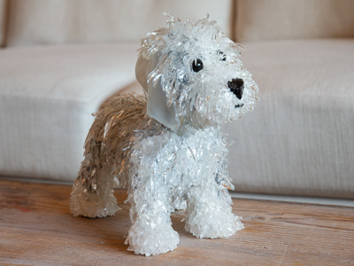 Flurry new dog sculpture