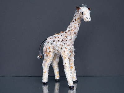 Tallulah Mini Giraffe glass sculpture